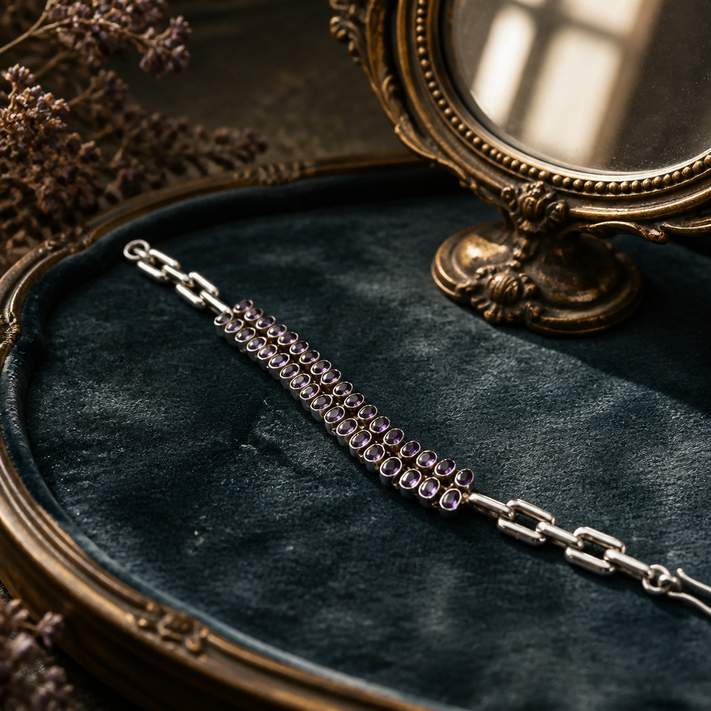 Double-Row Accordion Bracelet — Club925 Archive product photograph