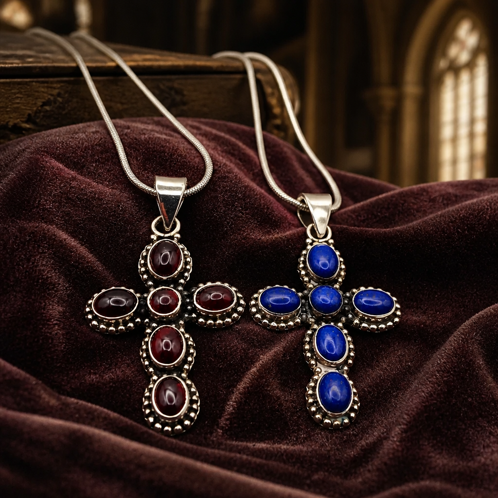 Cross Pendant + Chain — Club925 Archive product photograph