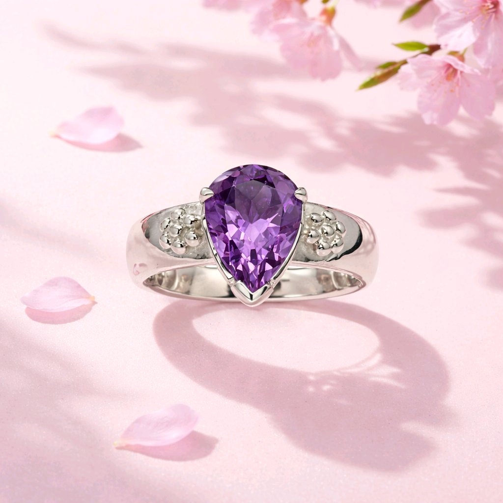 Amethyst Ring • Pear Cut — Club925 Archive product photograph